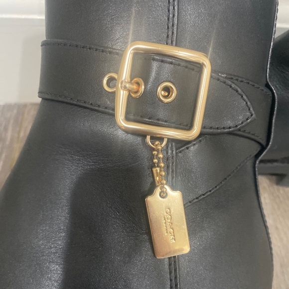 Black Coach Boots - Picture 2 of 5